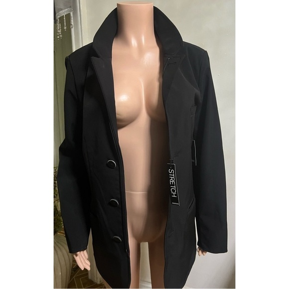 ALFANI Women’s Black Button Up and Zipper Jacket - Picture 13 of 16